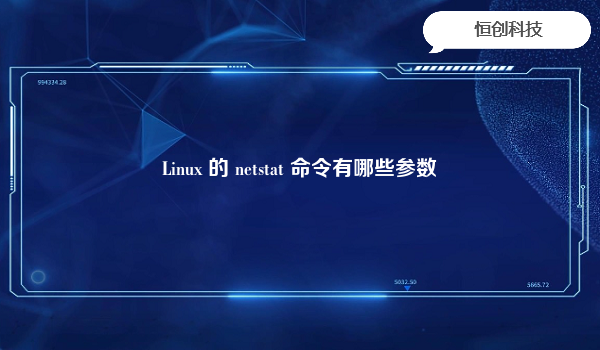 Linux 的 netstat 命令有哪些参数